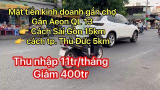 Đầu năm giảm tiếp 400tr cho mặt tiền vị trí gần chợ | gần siêu thị và KCN lớn nhất gần Thủ Đức