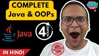 Java and OOPs   | Complete हिंदी में (With Project)