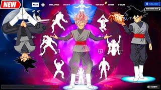 Goku Black Fortnite doing all Built-In Emotes