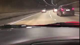 Ferrari 360 Modena in the Ayrton Senna tunnel in Sao Paulo - The most beautiful sound in the world