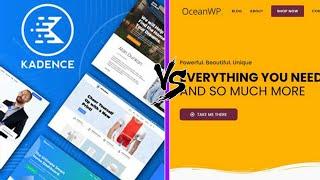 Kadence vs OceanWP - Comparing 2 of the best WP-themes out there