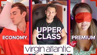 Virgin Atlantic's A350 in all three classes | Upper Class vs Premium vs Economy