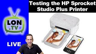Live: Testing the HP Sprocket Studio Plus Printer (Take 2!)