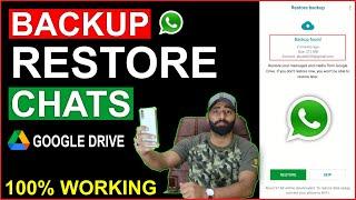 How to Restore WhatsApp Messages From Google Drive | Backup Whatsapp Messages in Google Drive