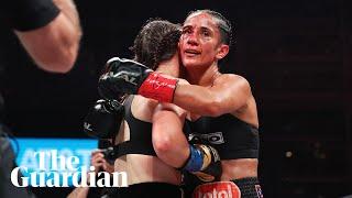 'She kept headbutting me': Amanda Serrano on defeat to Katie Taylor