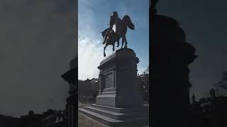 George Washington Statue   Boston Public Garden 3D View #youtubeshorts #3dviews #3danimation