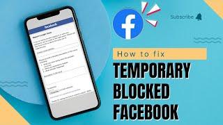  How to Resolve FB Temporarily Blocked Error | Facebook Account Unlock Guide