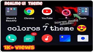 Coloros 7 theme | oppo/realme best theme ( Realme ui)