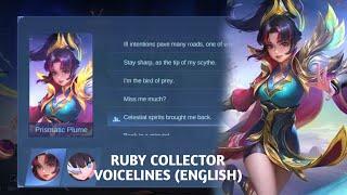 NEW COLLECTOR RUBY PRIMASTIC PLUME SKIN VOICELINES AND ENTRANCE - Raymarcc