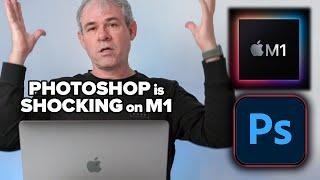 Photoshop on Macbook pro m1 is Shocking! TEST RESULTS