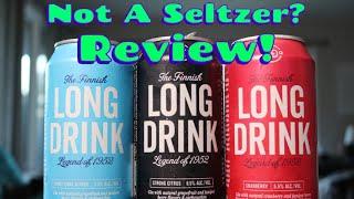 The Finnish Long Drink Review|Not A Seltzer!?|3 Different Flavors