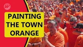 Painting the town orange - Netherlands fans gather for Austria match | EURO 2024