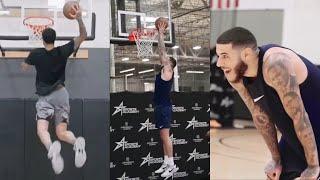 Lonzo Ball getting ready for next season with insane dunks in workout 