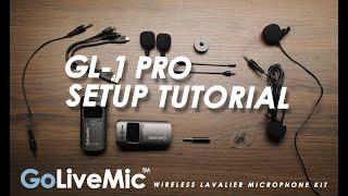 GoliveMic GL-1 Pro Basic Tutorial on Setting Up with Phones and Laptop