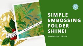 Simple Embossing Folder SHINE!