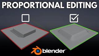 Proportional Editing in Blender in Under 1 Minute!