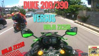 Zx25r versus Duke 200/390 | SHOUTOUT | REIMEL CAPUYAN