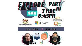 Siri Webinar EdTech Microsoft : Explorasi STEM bersama SAM STUDIO dan SAM LABS Bahagian 3