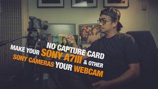 No Capture Card - Connect Sony A7iii and other Sony Cameras to Macbook - Live Streaming & Video Chat