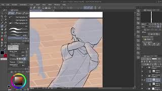 Making webtoon Part 6 (last part for line art page)