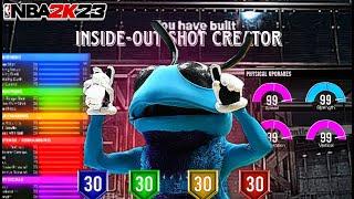 THE BEST INSIDE-OUT SHOT CREATOR BUILD WITH THE BEST ANIMATIONS AND BADGES IN NBA2K23