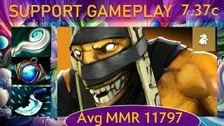 ⭐ 7.37c Tsukimoto Shadow Shaman |K+A-D - 37 KP - 73%| Support Gameplay - Dota 2 Top MMR