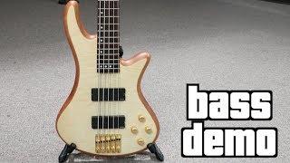 Schecter Stiletto Custom 5 Bass Demo