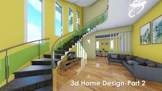 3d home design-duplex house design 2020-5 bedroom duplex house design -part 2