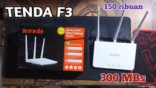 Unboxing & review TENDA F3 Wireless Router