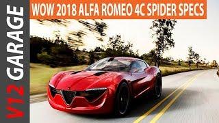 WOW 2018 Alfa Romeo 4C Spider Review and Specs
