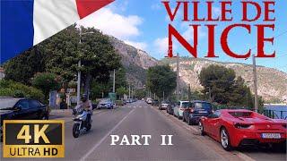 DRIVING NICE Part II,On the way to MONACO, French Riviera, Blue Coast, FRANCE I 4K 60fps