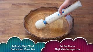 Real Magic Wand Rechargeable Water Power Test