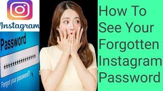 How To See Your Forgotten Instagram Password