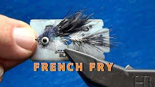 Fly Tying: A micro articulated streamer the French Fry!