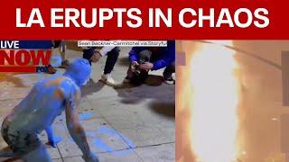 WATCH: Looters terrorize LA following dodgers win | LiveNOW from FOX