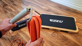 HUGE UPGRADE! GEKU Resistance Bands Bar For Your Home Gym | Review