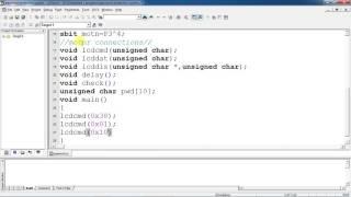 Embedded c program for Password protection  using 8051 microcontroller with Keil proteus simulation