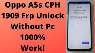 Oppo a5s CPH1909 frp bypass