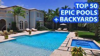 TOP 50 Most EPIC Pools + Backyards! LUXURY TV