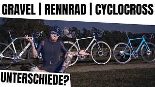 GRAVEL BIKE vs RENNRAD vs CYCLO CROSS Bike - Was sind die Unterschiede? | Fabio Schäfer