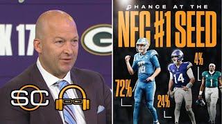 ESPN SC | Lions will win the NFC North & secure the #1 seed in the NFC over Vikings - Tim Hasselbeck