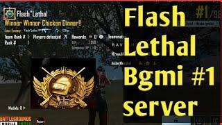 Bgmi top #1server hacker gameplay l Flash Lethal l full hack gameplay 45kill bgmi