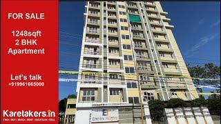 FOR SALE 1248 SQFT 2BHK+2T Semi Furnished Apartment in Empire Heights,Kaloor.