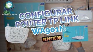 Como CONFIGURAR Router Tp-Link WA901N en Modo REPETIDOR (Paso a Paso)