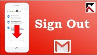 How To Sign out Gmail Account Gmail iPhone