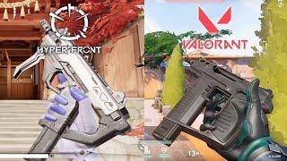 Hyper Front vs Valorant - Weapon Inspect Comparison