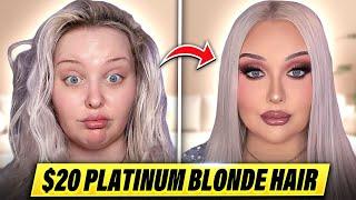 I BLEACHED MY OWN HAIR PLATINUM BLONDE FOR LESS THAN $20