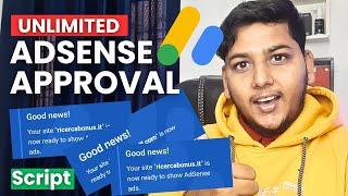 Get Unlimited Google AdSense Approval Using Gaming Script