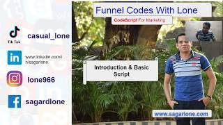 Funnel Codes with Lone - Scripts for marketers for their funnels - Make customization easy