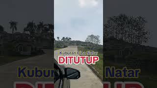 Kuburan Cina di Natar, Lampung Selatan yang viral  resmi ditutup. Gimana pendapat kamu?